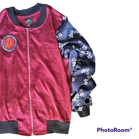 DISNEY'S PRINCESS LINE MULAN ZIP UP JACKET - S - Picture 1 of 8